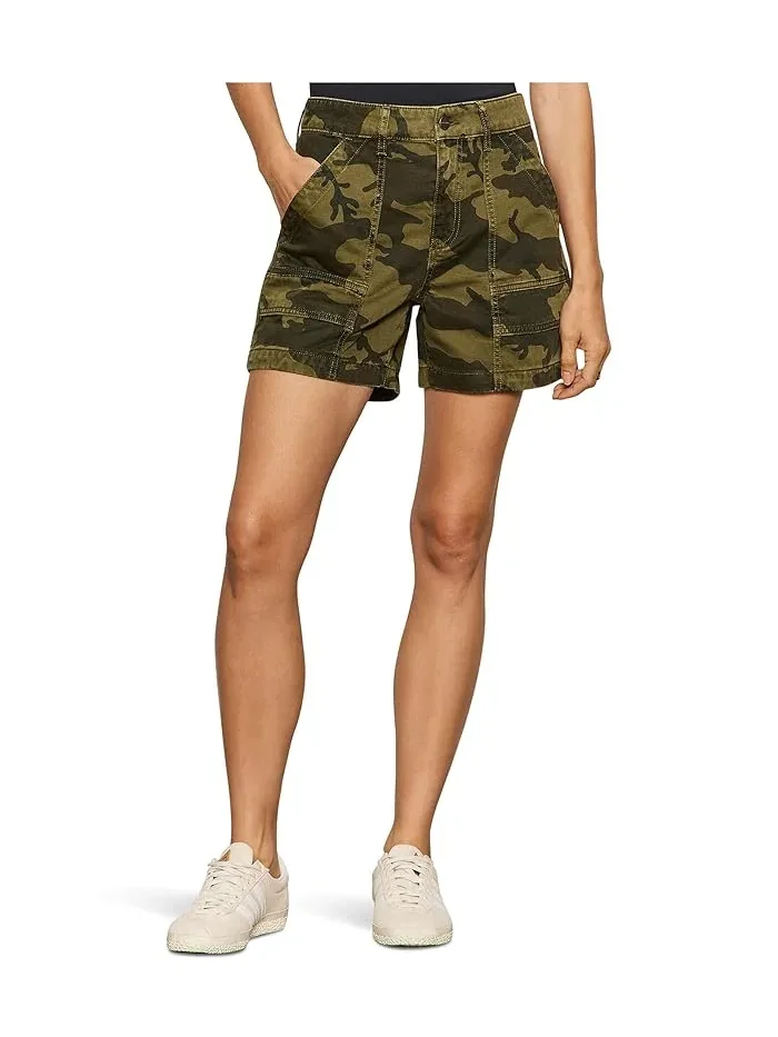 Шорты утилитарные Boyfriend Utility Shorts Sanctuary, Rambler Camo — изображение 1 из 5, камуфляж