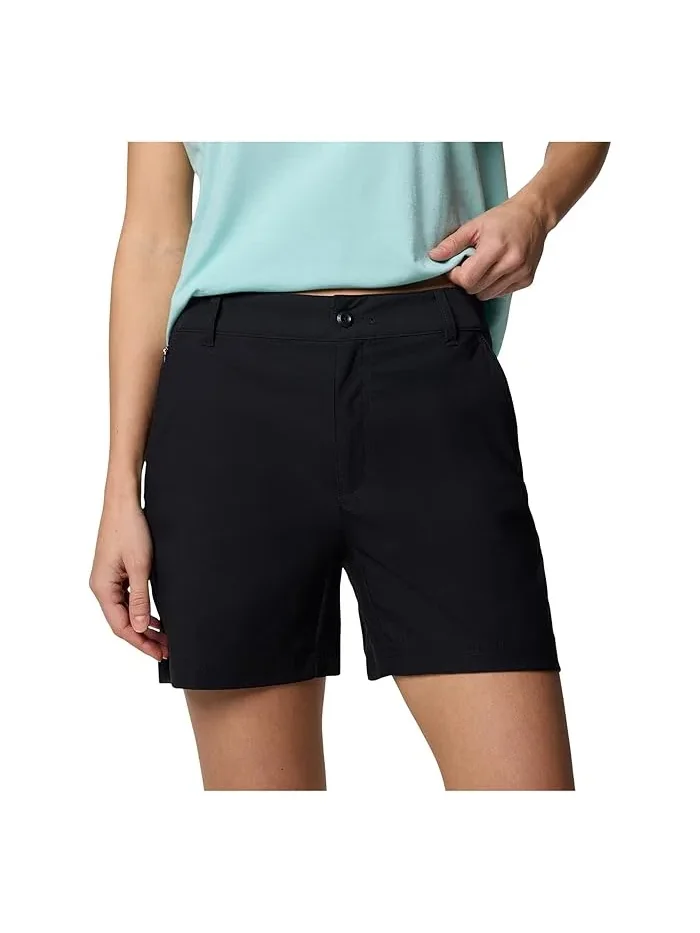 Шорты с защитой UPF 50 Leslie Falls Shorts II Columbia — изображение 5 из 5, черный