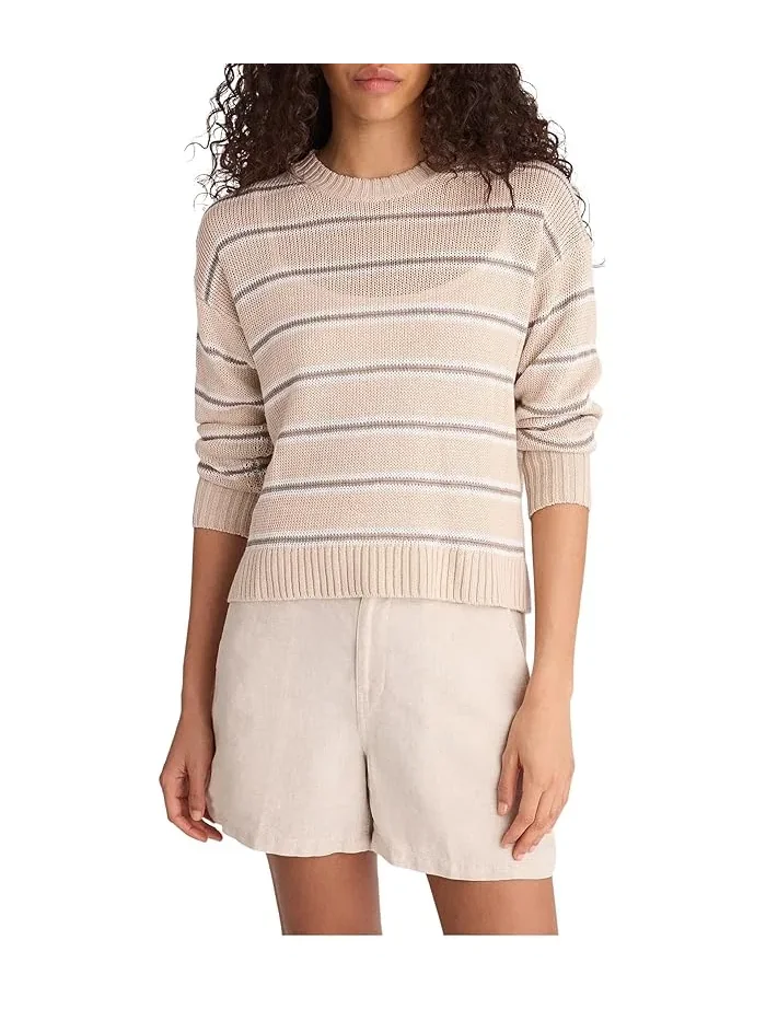 Шорты льняные The Zoe Short Madewell — изображение 1 из 5, овсяный