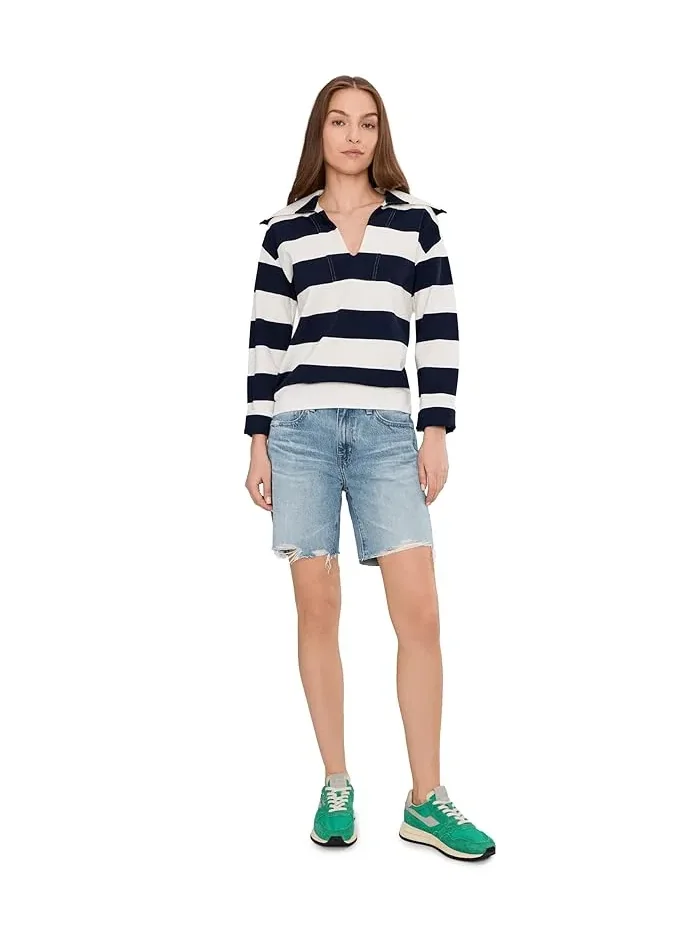 Шорты свободные Ex-Boyfriend Mid-Rise Slouchy AG Jeans — изображение 2 из 5, сиерра луг