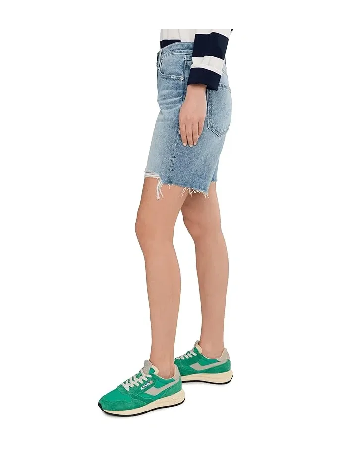Шорты свободные Ex-Boyfriend Mid-Rise Slouchy AG Jeans — изображение 3 из 5, сиерра луг