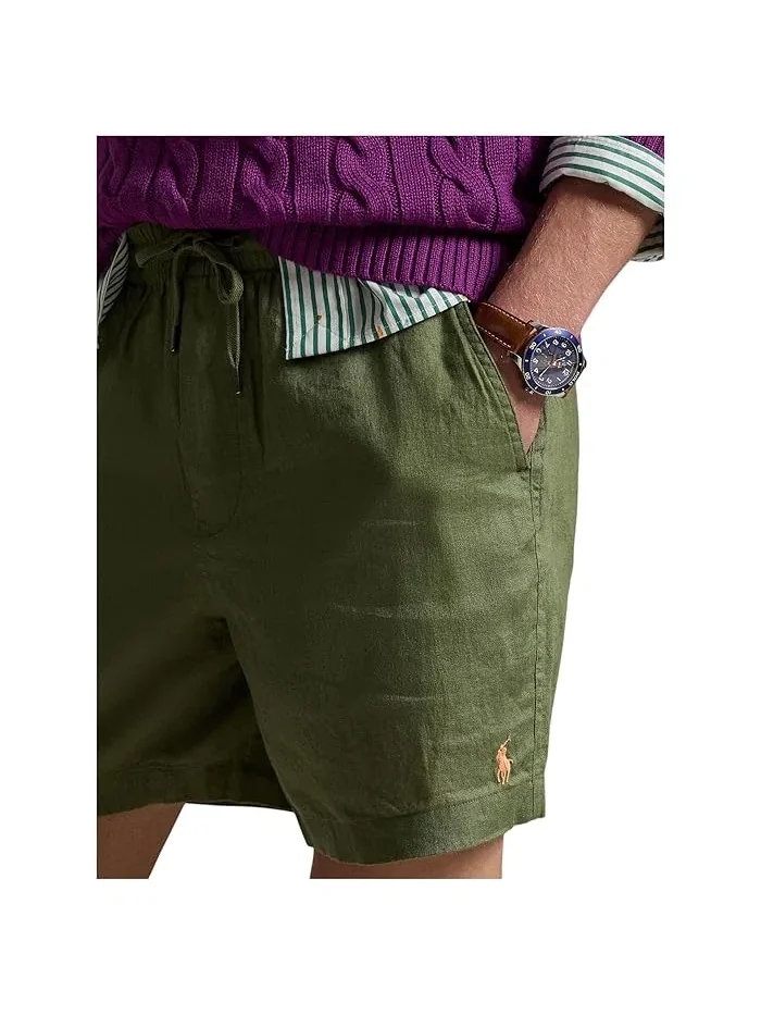Шорты льняные Polo Prepster Polo Ralph Lauren — изображение 4 из 5, садовая тропинка