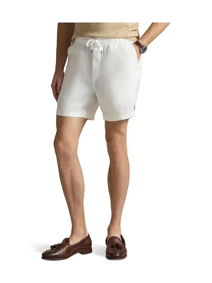 Шорты хлопковые Polo Prepster Polo Ralph Lauren — изображение 1 из 5, белый