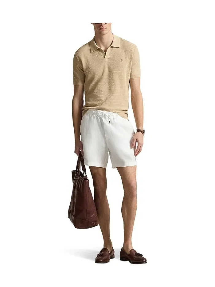 Шорты хлопковые Polo Prepster Polo Ralph Lauren — изображение 2 из 5, белый