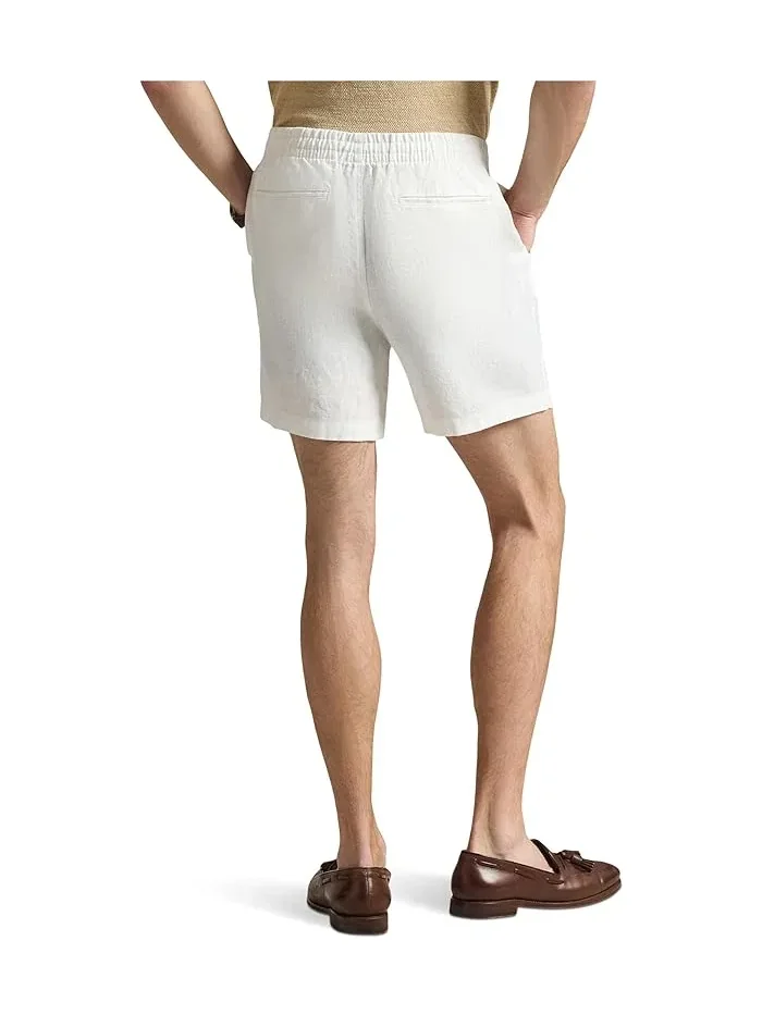 Шорты хлопковые Polo Prepster Polo Ralph Lauren — изображение 3 из 5, белый