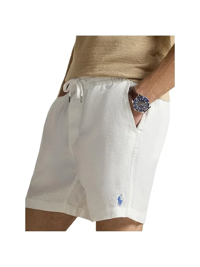 Шорты хлопковые Polo Prepster Polo Ralph Lauren — изображение 4 из 5, белый