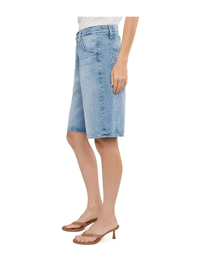 Шорты Hattie High-Rise Barrel AG Jeans, Mondrian — изображение 3 из 5, мондриан