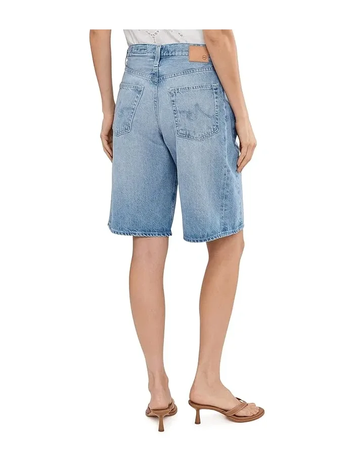 Шорты Hattie High-Rise Barrel AG Jeans, Mondrian — изображение 4 из 5, мондриан