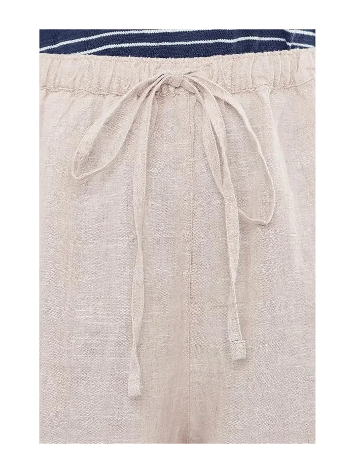 Шорты льняные Laguna Linen Montecito Faherty — изображение 5 из 5, бежевый