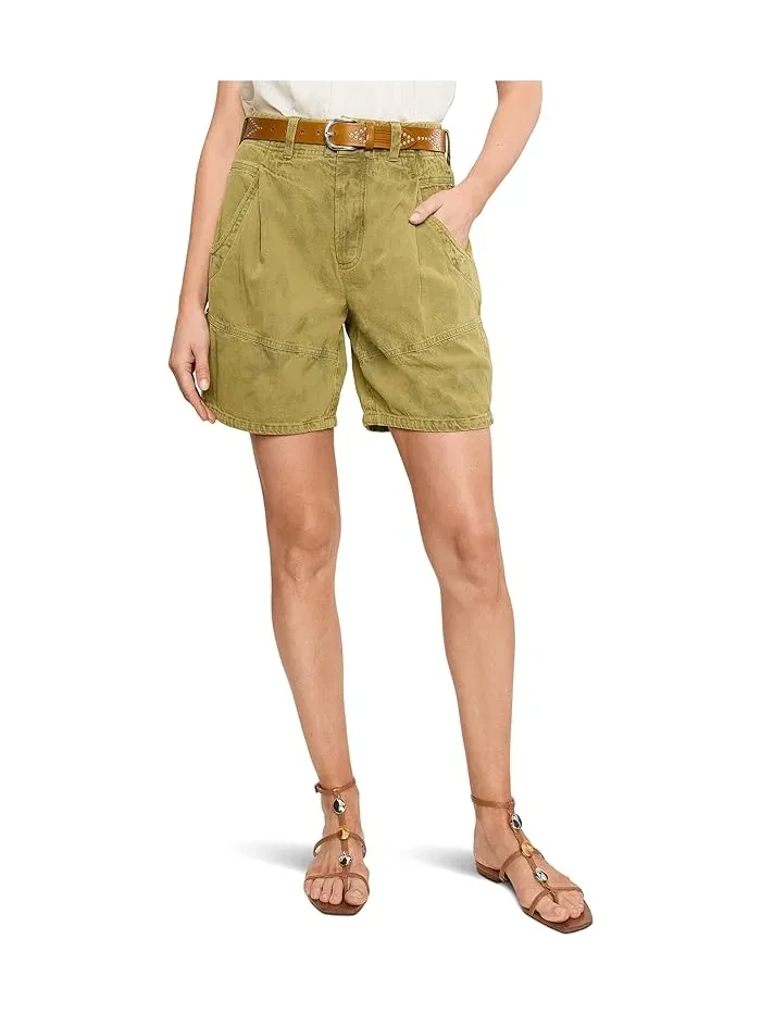 Шорты barrel-leg Wild Rebel Free People — изображение 1 из 5, черный/белый