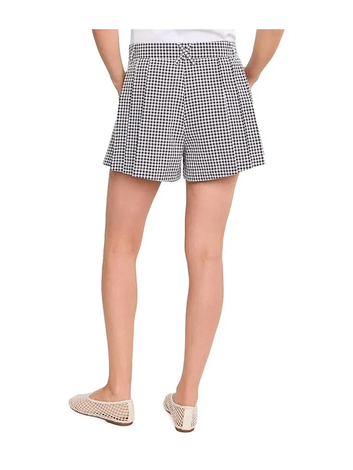 Шорты плиссированные Picnic Party Gingham Blank NYC — изображение 4 из 5, черный/белый