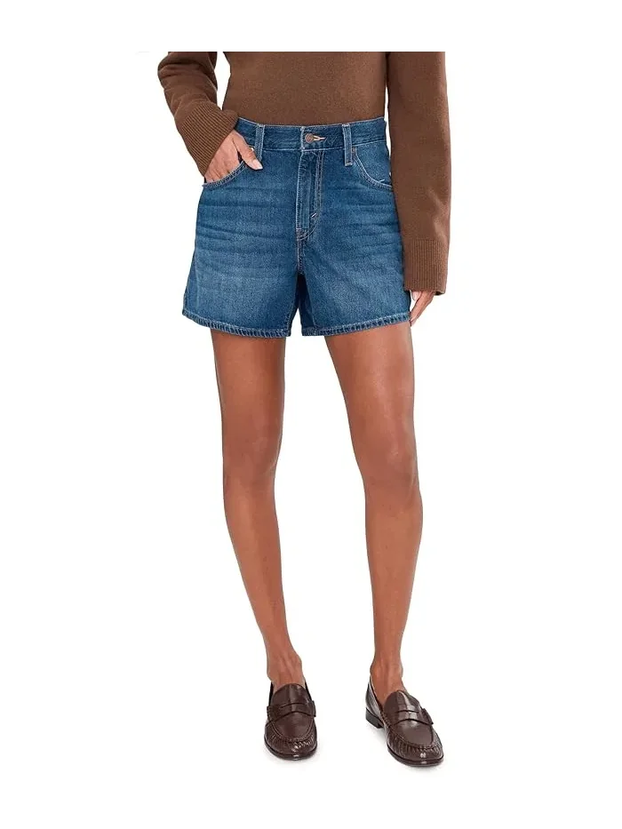 Шорты джинсовые с высокой талией Cinch Mid-thigh Levi's Womens, First or Last No DP