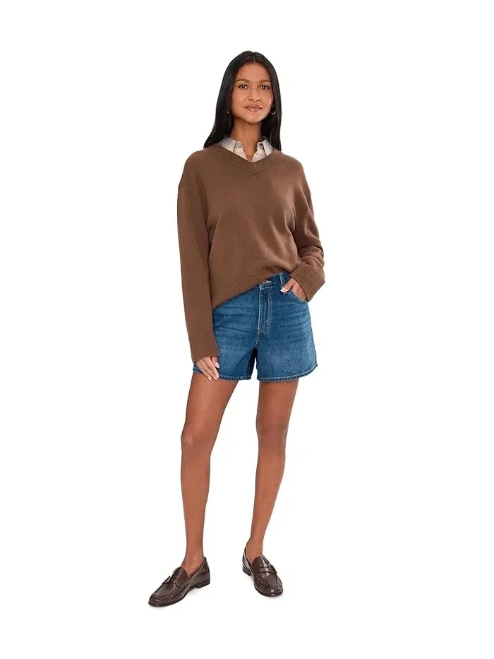 Шорты джинсовые с высокой талией Cinch Mid-thigh Levi's Womens, First or Last No DP — изображение 2 из 5, розовый