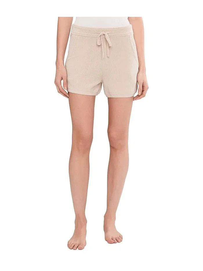 Шорты CozyChic Ultra Lite Rope Stripe Barefoot Dreams — серый
