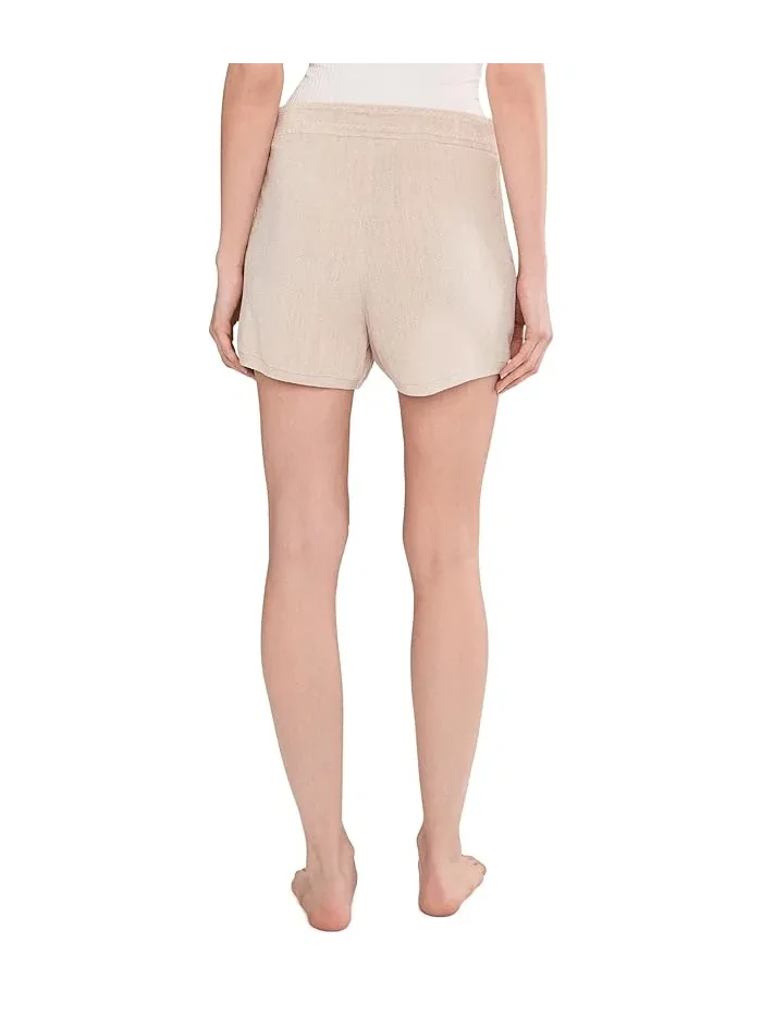 Шорты CozyChic Ultra Lite Rope Stripe Barefoot Dreams — изображение 4 из 5, серый