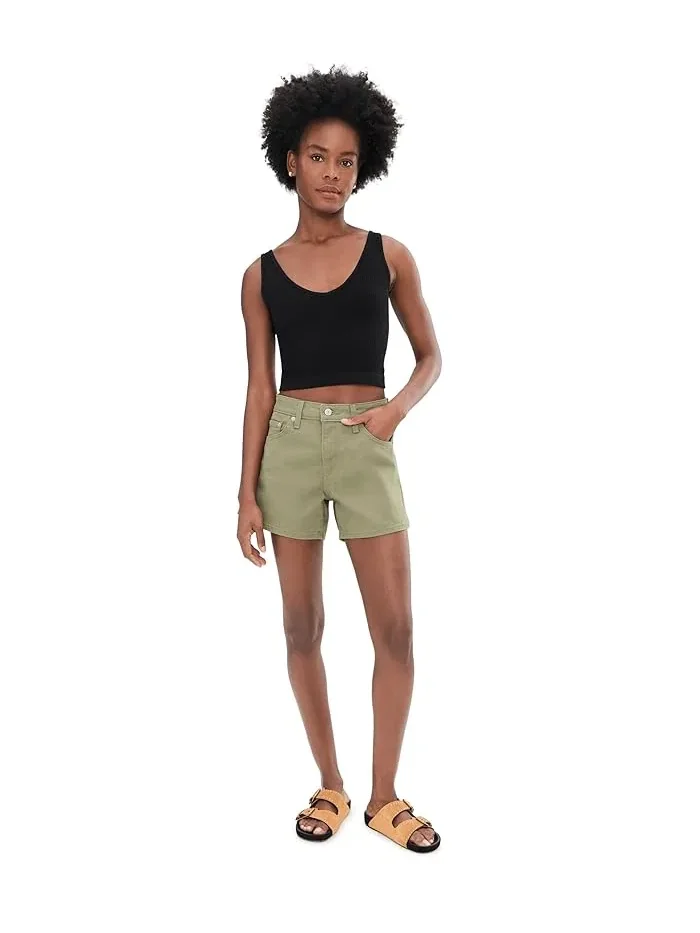 Шорты A-Line Levi's Womens — изображение 2 из 5, глубокий зеленый