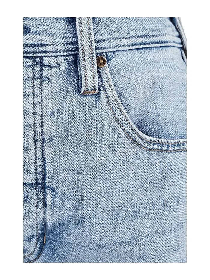 Шорты джинсовые High-Rise Vintage Cutoff Liverpool Los Angeles — изображение 5 из 5, манхэттенский
