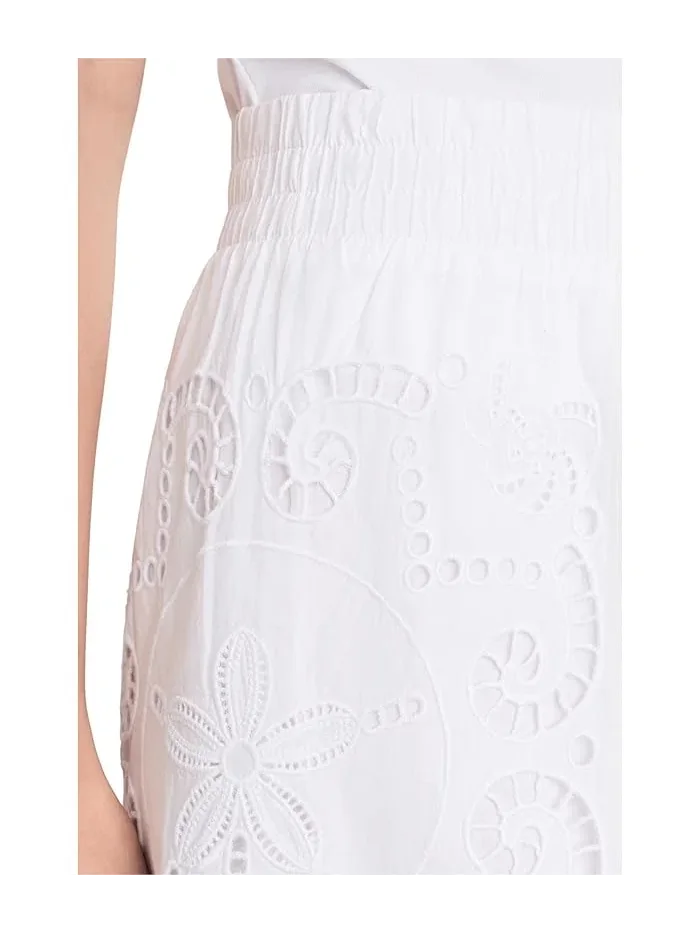 Шорты с вышивкой Kilah Eyelet Lilly Pulitzer — изображение 5 из 5, белый