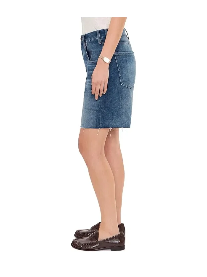 Шорты джинсовые миди Vintage Mid-Rise Cutoff Liverpool Los Angeles, Isla Vista — изображение 3 из 5, коричневый