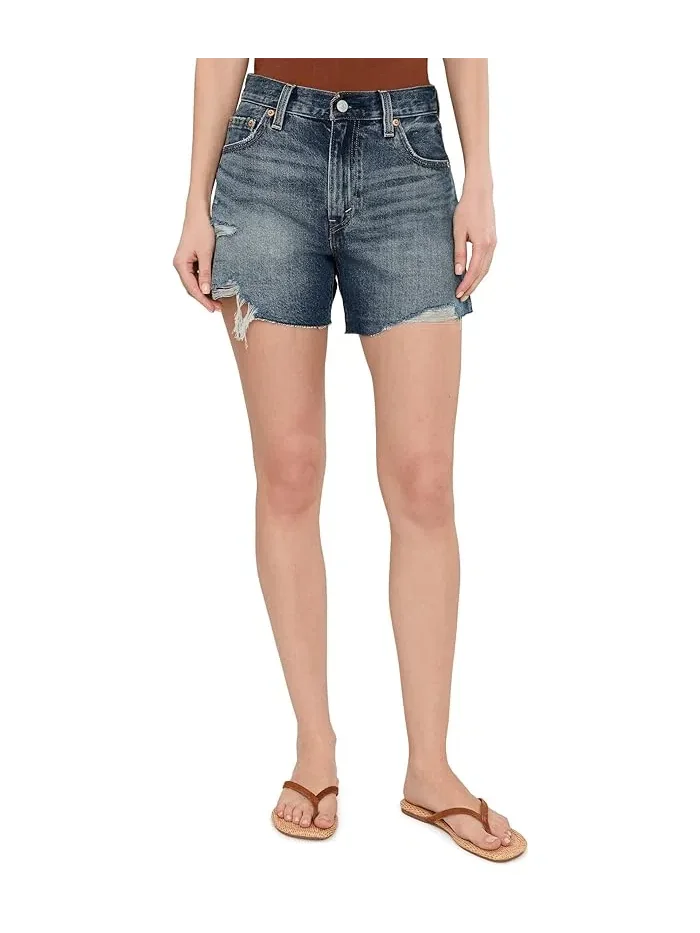 Шорты джинсовые высокие Ribcage Short Zip Levi's Premium, Like It Love It