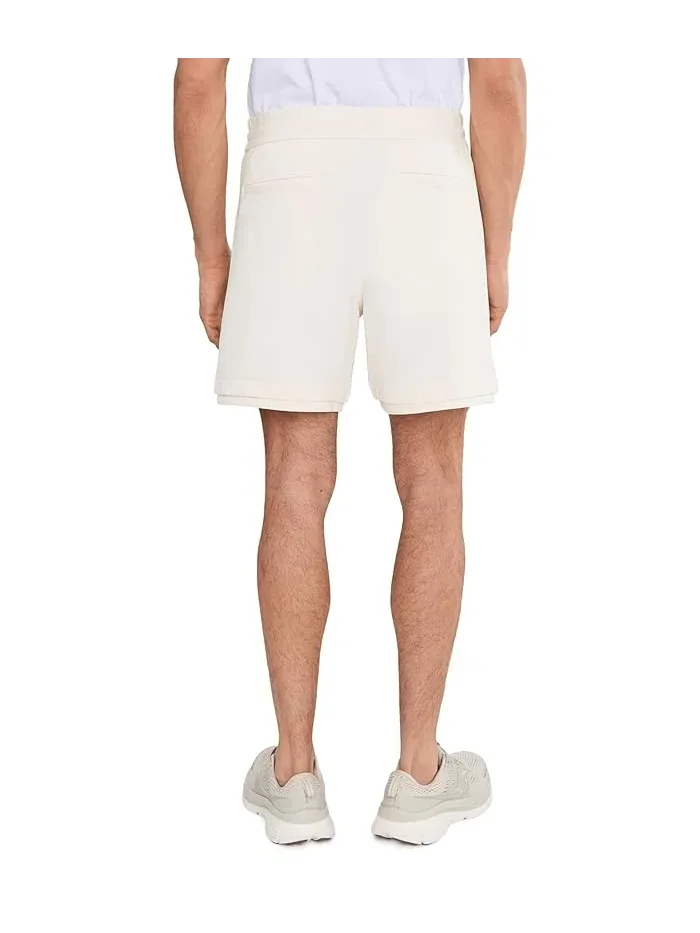 Шорты из твила Cotton Mix Twill Armani Exchange — изображение 4 из 5, белый