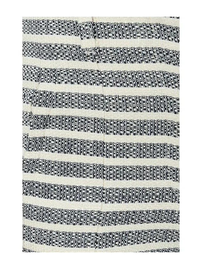 Шорты The Frankie Tailored Shortie Joe's Jeans, Midnight/Ecru Stri — изображение 5 из 5, экру