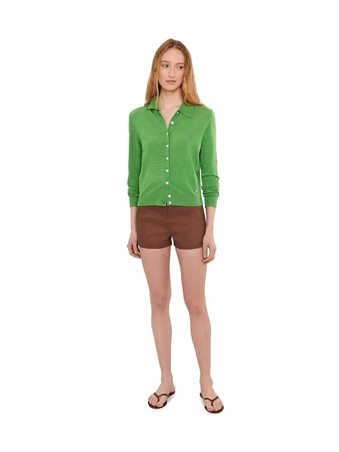 Шорты полосатые The Frankie Tailored Shortie Joe's Jeans — изображение 2 из 5, шоколад