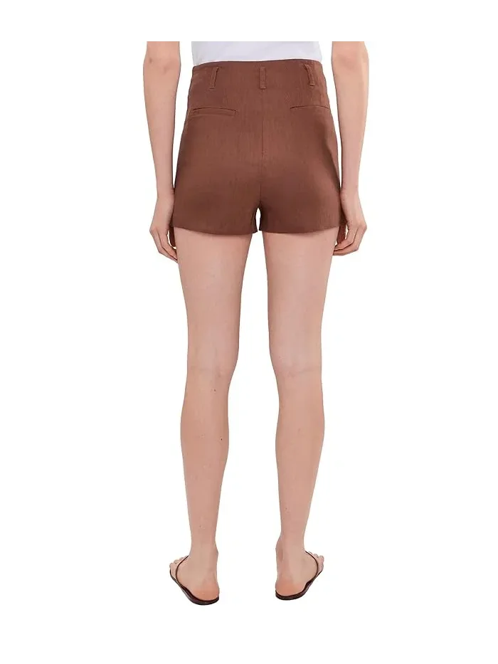 Шорты полосатые The Frankie Tailored Shortie Joe's Jeans — изображение 4 из 5, шоколад