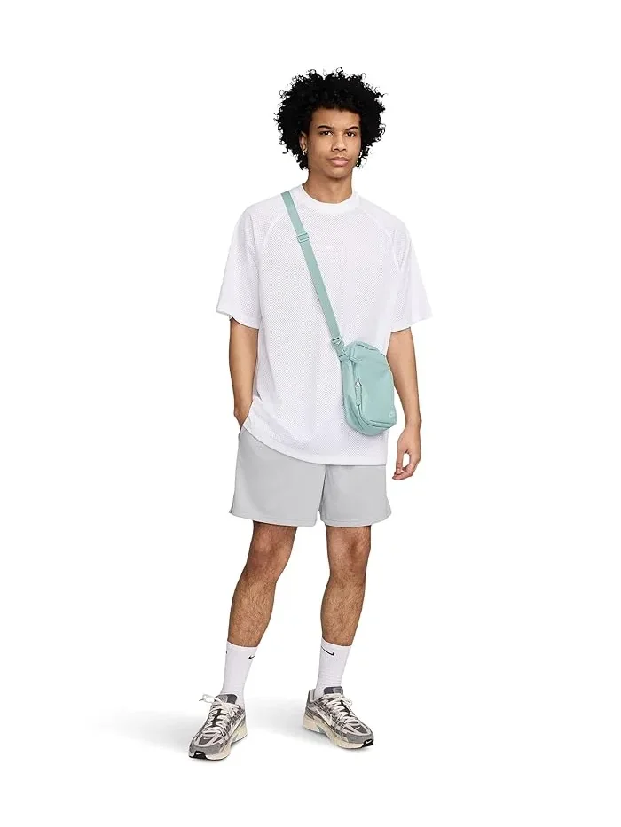 Шорты Nike Club Mesh Flow — изображение 2 из 5, светлый серый/белый
