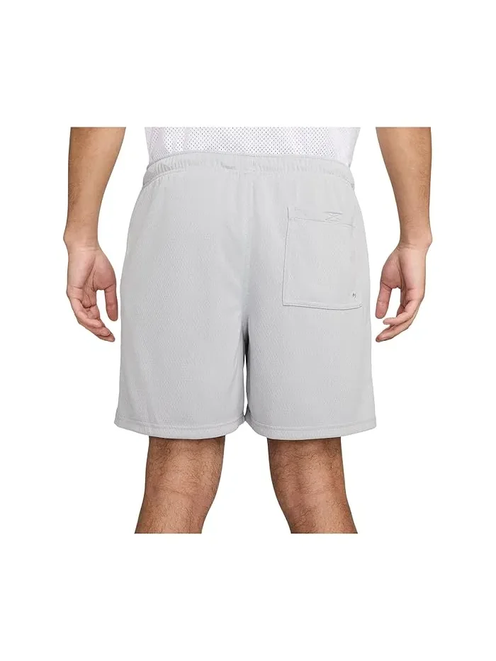 Шорты Nike Club Mesh Flow — изображение 3 из 5, светлый серый/белый