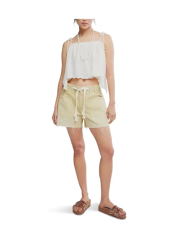 Шорты Moxie Barrel Free People, Whipped Butter — изображение 2 из 5, взбитое масло