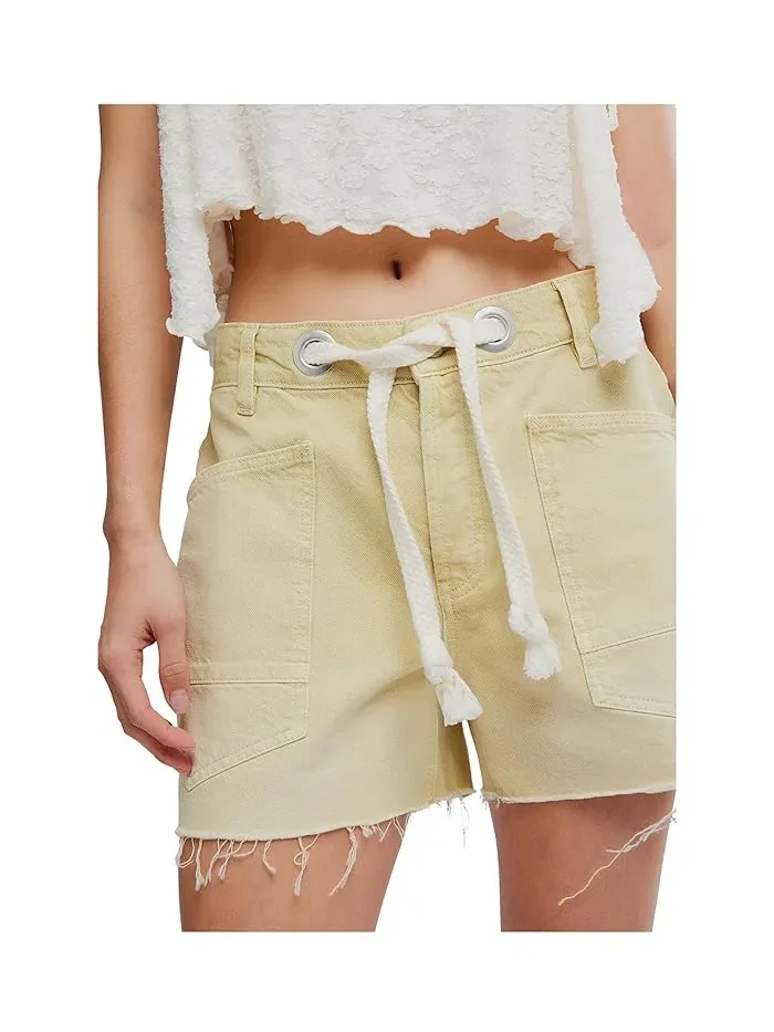 Шорты Moxie Barrel Free People, Whipped Butter — изображение 5 из 5, взбитое масло