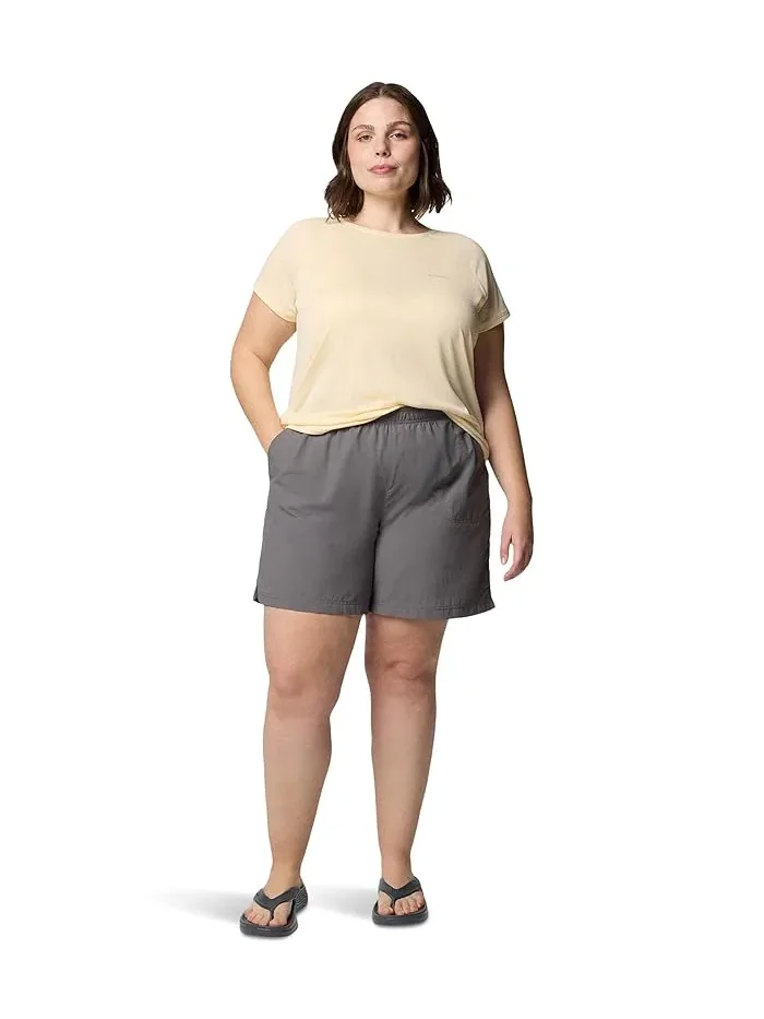 Шорты женские Plus Size Sandy River II Columbia — изображение 2 из 5, серый