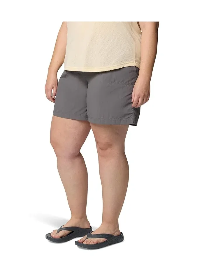 Шорты женские Plus Size Sandy River II Columbia — изображение 3 из 5, серый