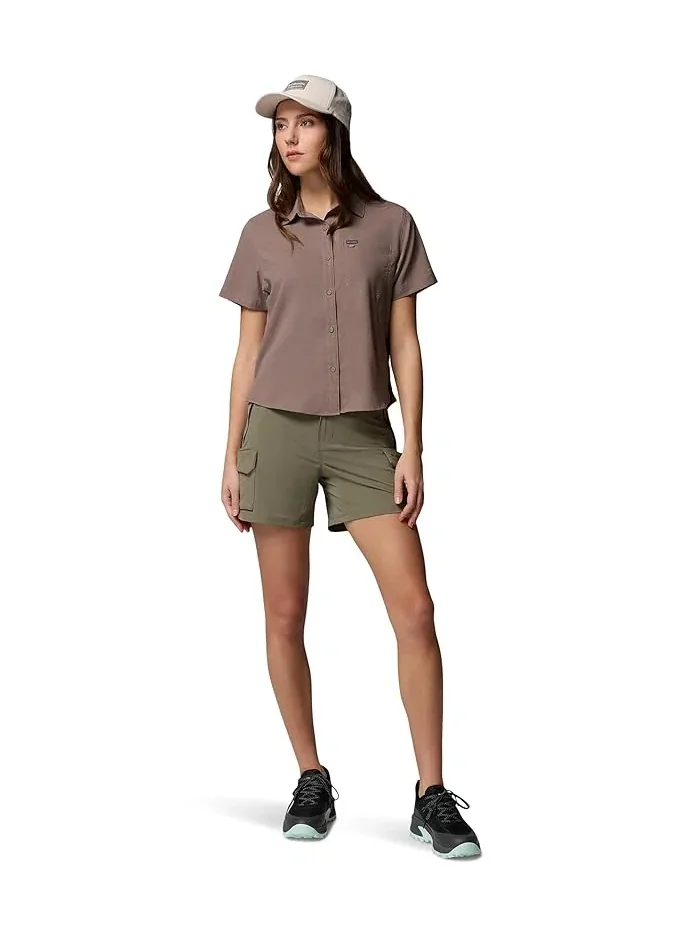 Шорты Columbia Silver Ridge Elite Shorts — изображение 2 из 5, зеленый