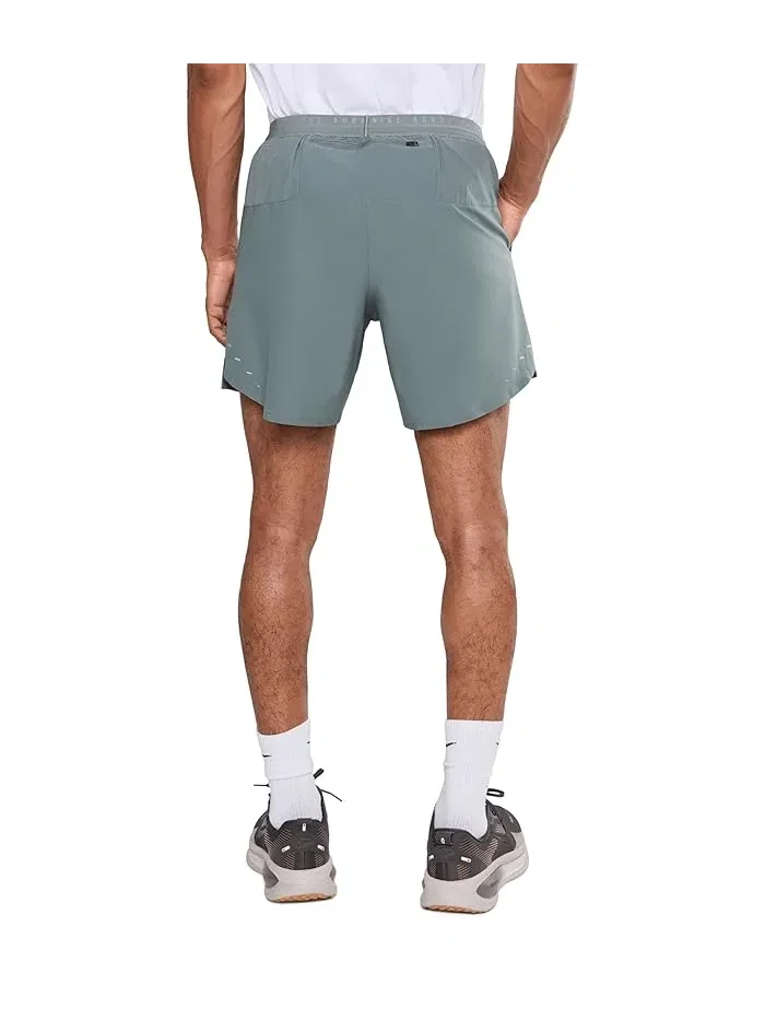 Шорты Nike Dri-FIT Stride 7" Brief — изображение 4 из 5, серый/серебристый