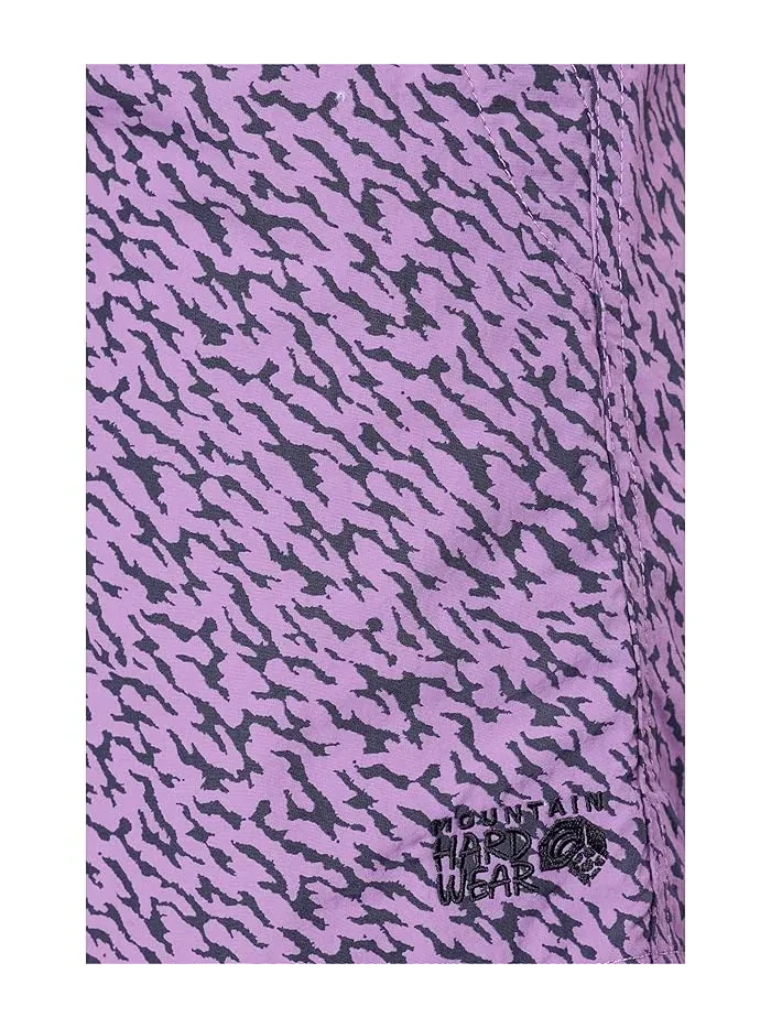 Шорты с защитой UPF 50+ Stryder Mountain Hardwear, Vervain Terrain Print — изображение 5 из 5, коричневый