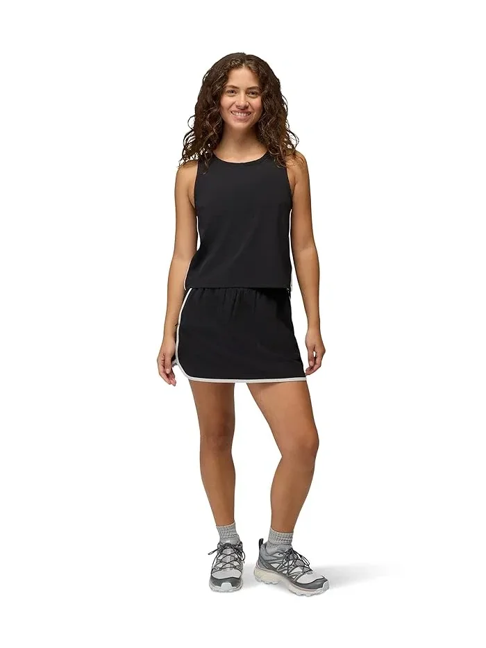 Юбка-шорты с фестончатым краем Railay Scallop Skort Prana — изображение 2 из 5, черный