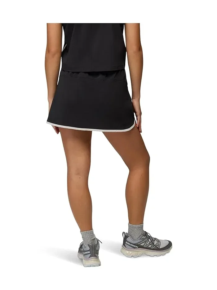 Юбка-шорты с фестончатым краем Railay Scallop Skort Prana — изображение 3 из 5, черный