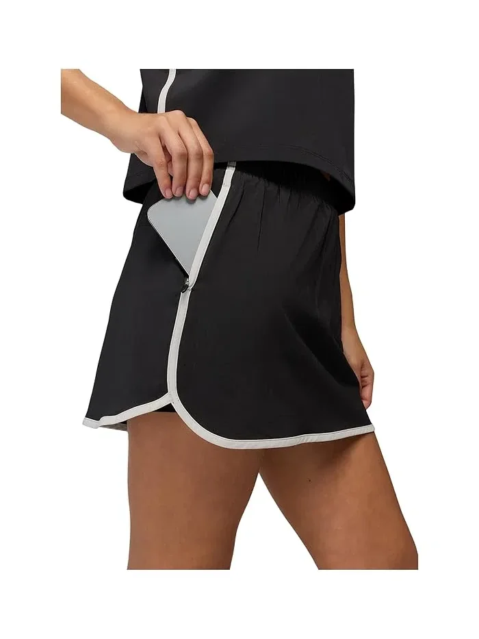 Юбка-шорты с фестончатым краем Railay Scallop Skort Prana — изображение 5 из 5, черный