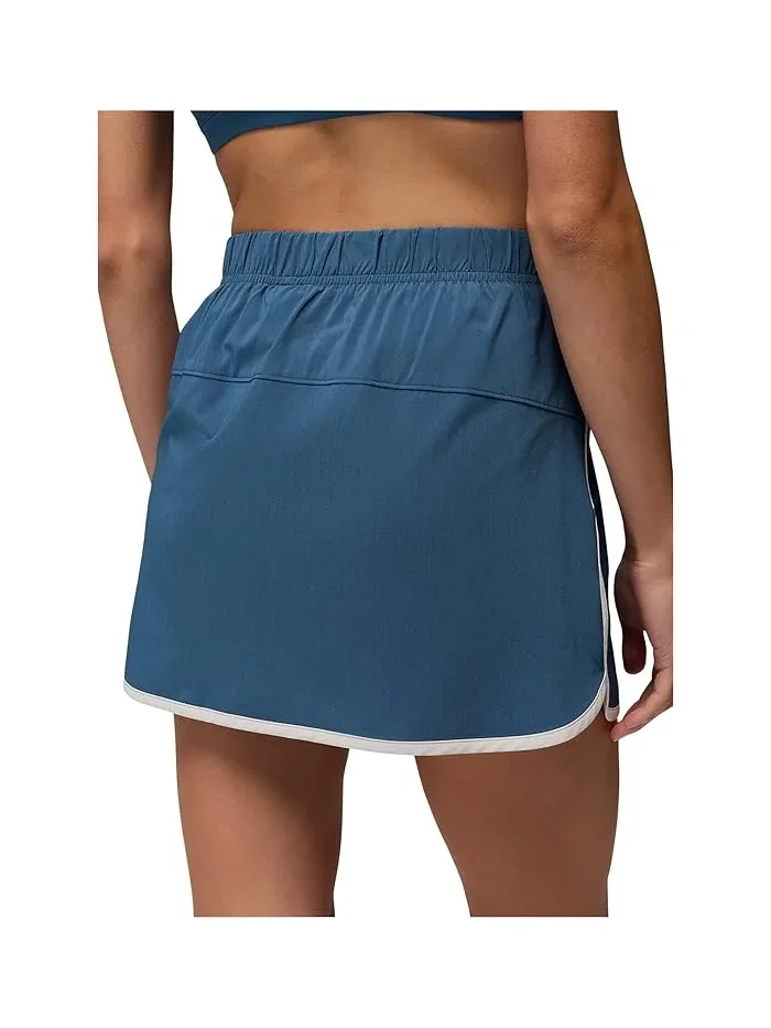 Юбка-шорты Railay Scallop Skort Prana — изображение 5 из 5, синий