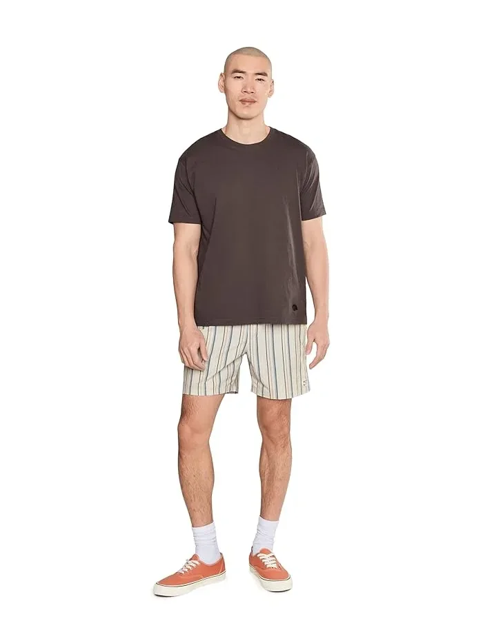 Шорты Exotica Seersucker Elastic 17 RVCA — изображение 2 из 5, светлый хаки