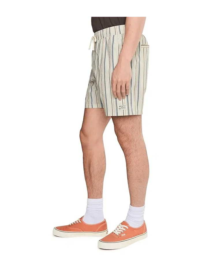 Шорты Exotica Seersucker Elastic 17 RVCA — изображение 3 из 5, светлый хаки