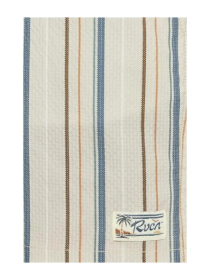 Шорты Exotica Seersucker Elastic 17 RVCA — изображение 5 из 5, светлый хаки