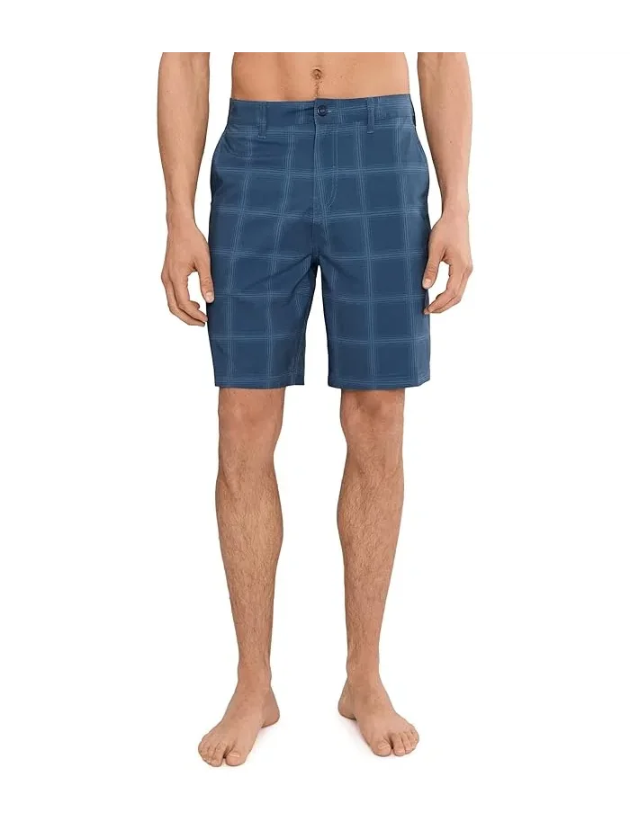 Шорты гибридные Union Print Amphibian 20 Quiksilver — синий