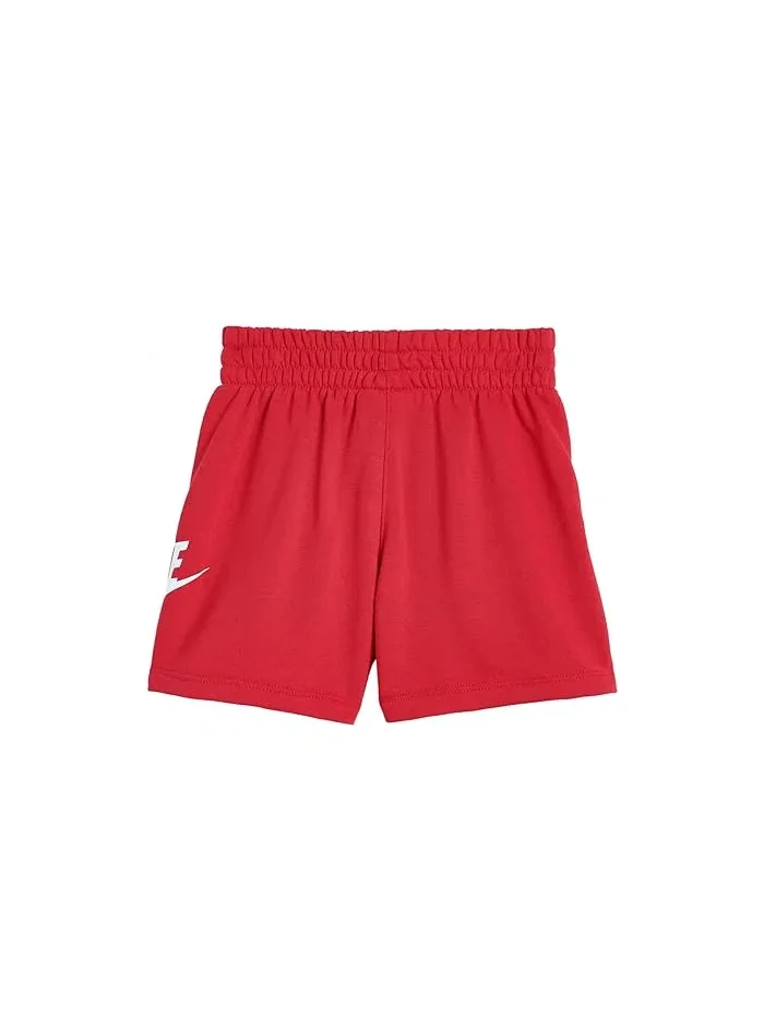 Шорты хлопковые French Terry Shorts Nike Kids — изображение 2 из 3, красный