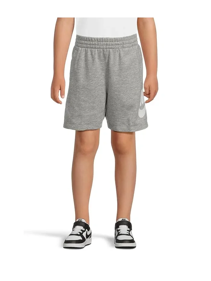Шорты из французского террия Nike Kids — изображение 1 из 4, темный серый