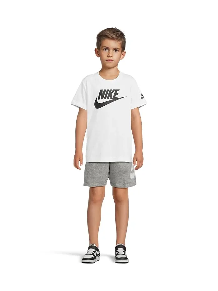 Шорты из французского террия Nike Kids — изображение 4 из 4, темный серый
