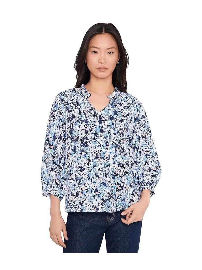 Блуза с рюшами Raglan Peasant Vince Camuto