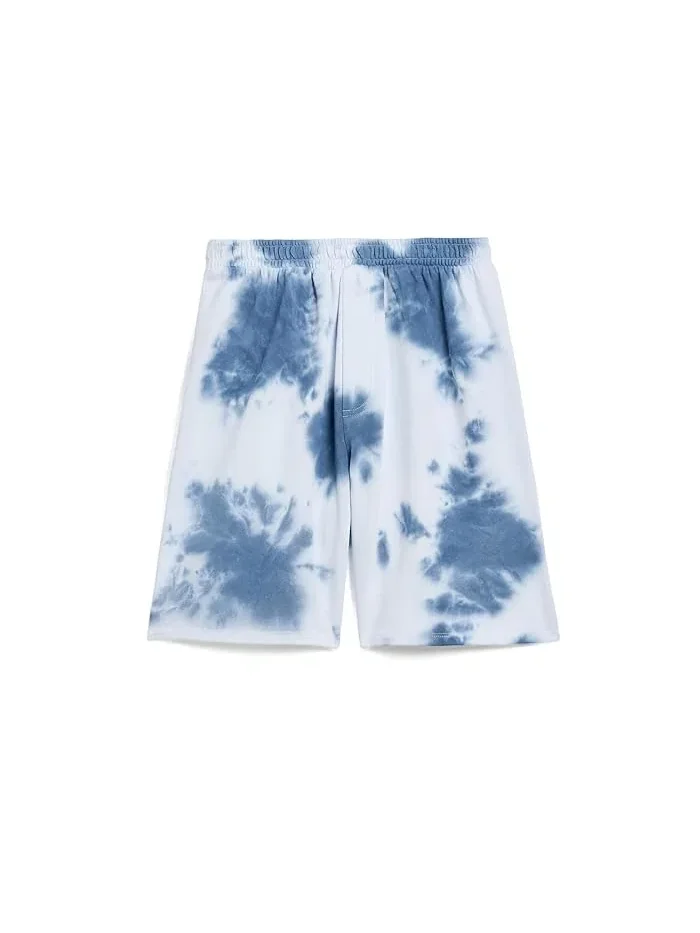 Шорты широкие из хлопкового французского трикотажа Chaser Kids, Mistel Tie-Dye